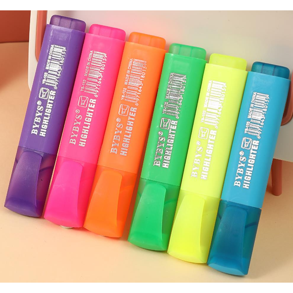 Bút Đánh Dấu Dạ Quang Hai Đầu Đa Ứng Dụng Cho Trường Học / Văn Phòng