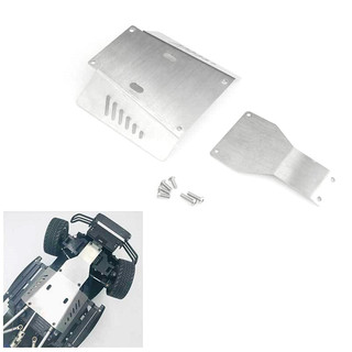 Tấm chắn bảo vệ bằng thép không gỉ cho tamiya cc-01 cc01 1 / 10 rc