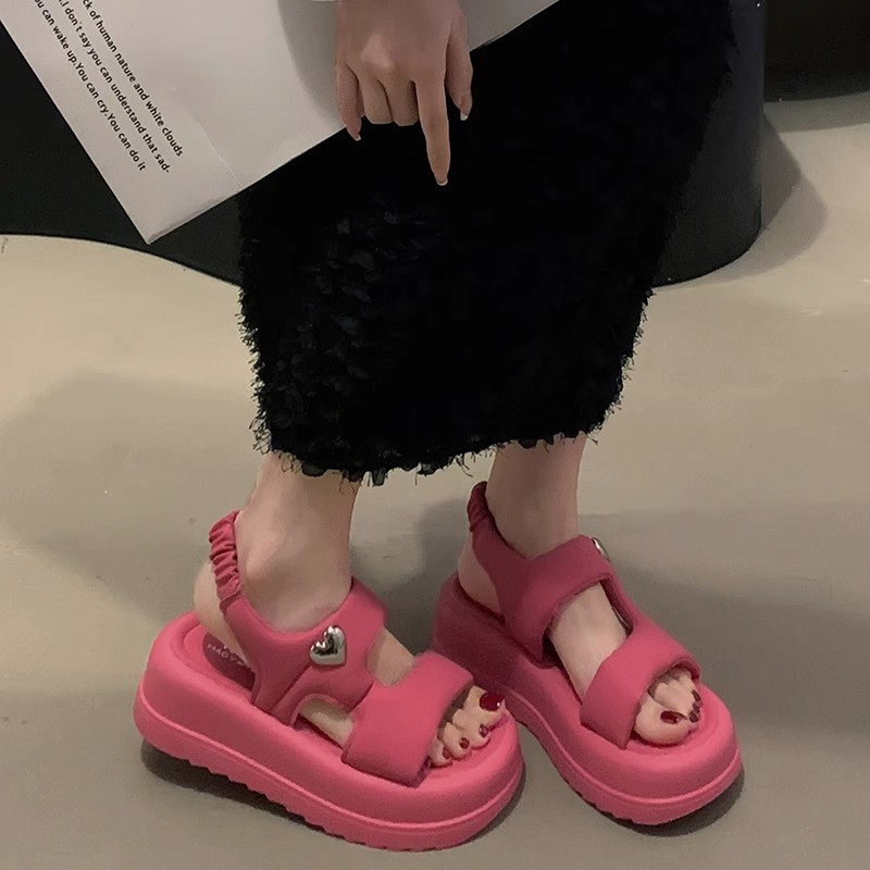 Giày Sandal Thể Thao Đế Dày Thời Trang Mùa Hè 2023 Dành Cho Nữ