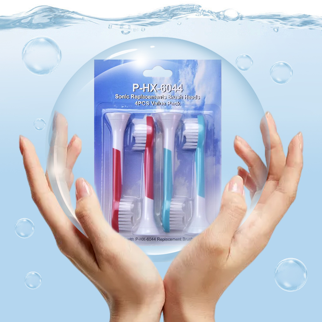 Bộ 4 đầu bàn chải đáng răng Esquirla thay thế cho Phillips