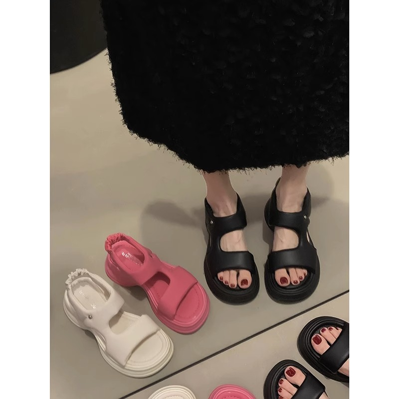 Giày Sandal Thể Thao Đế Dày Mẫu Mới 2023 Phong Cách La Mã Thời Trang Mùa Hè Cho Nữ