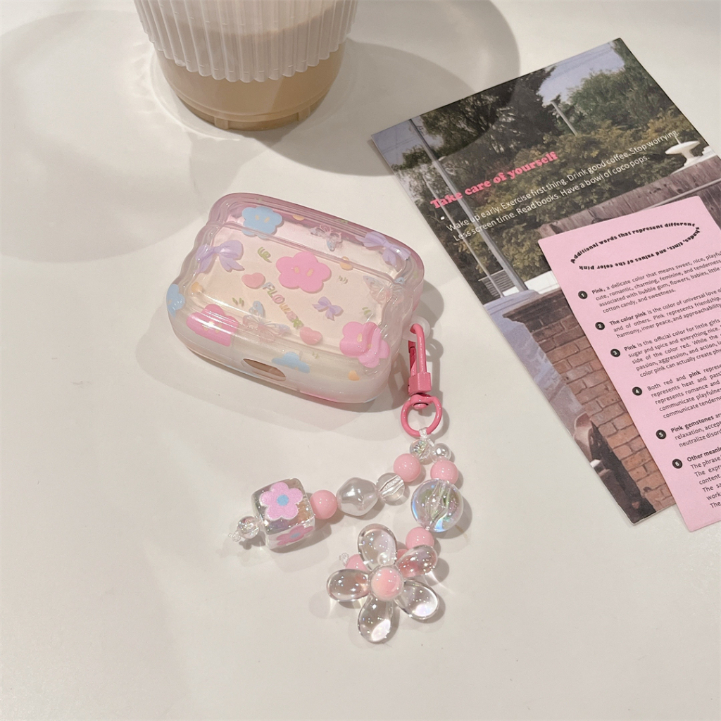 Ốp Hộp Đựng Tai Nghe Nhét Tai Hình Hoa Cho Apple AirPods Pro2 Pro AirPods 1 / 2 AirPods 3