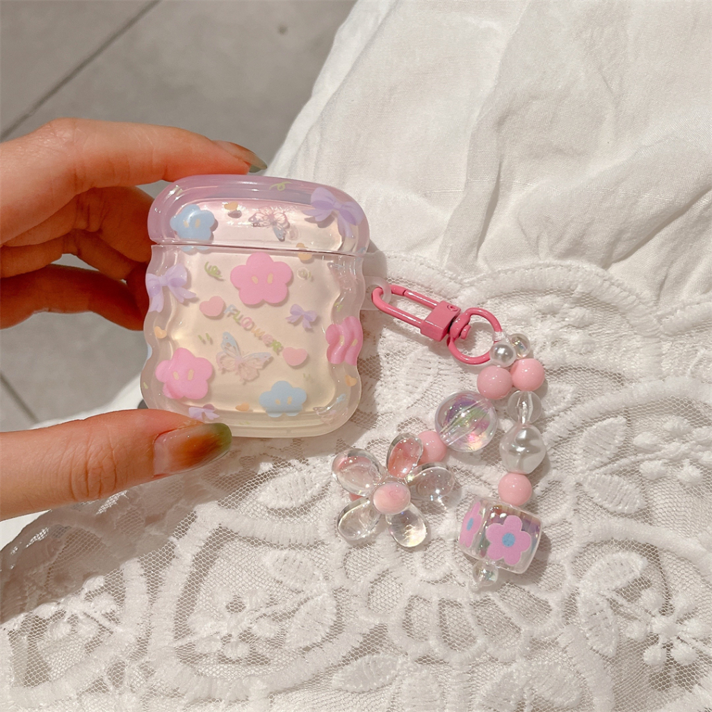 Ốp Hộp Đựng Tai Nghe Nhét Tai Hình Hoa Cho Apple AirPods Pro2 Pro AirPods 1 / 2 AirPods 3