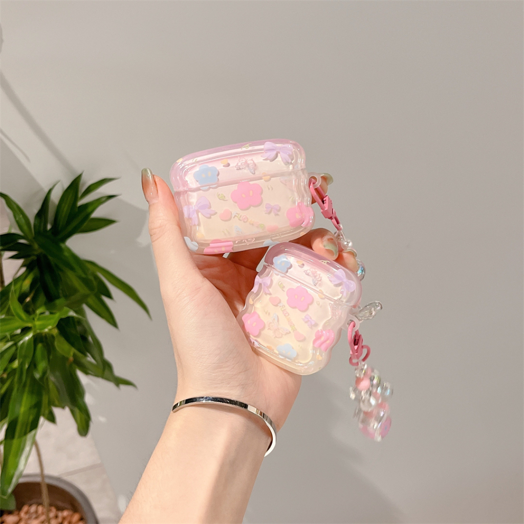 Ốp Hộp Đựng Tai Nghe Nhét Tai Hình Hoa Cho Apple AirPods Pro2 Pro AirPods 1 / 2 AirPods 3