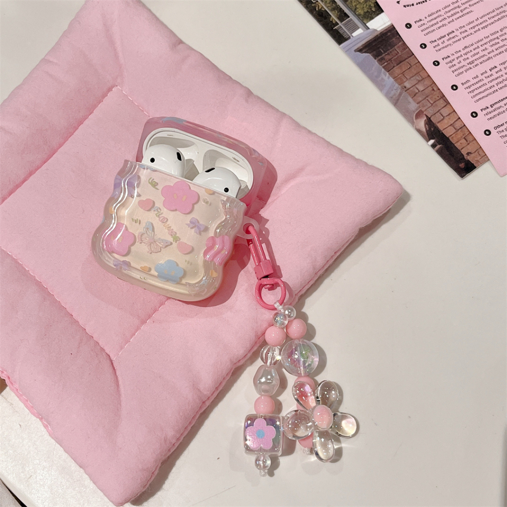 Ốp Hộp Đựng Tai Nghe Nhét Tai Hình Hoa Cho Apple AirPods Pro2 Pro AirPods 1 / 2 AirPods 3