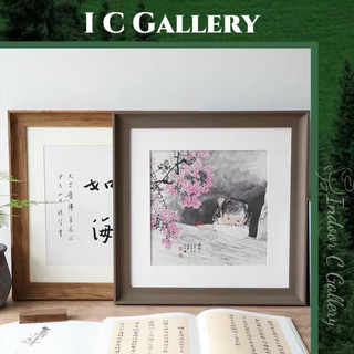 ICG Khung ảnh Kích thước 30 * 30cm Thư pháp, thư pháp và khung ảnh Khung đơn giản hiện đại