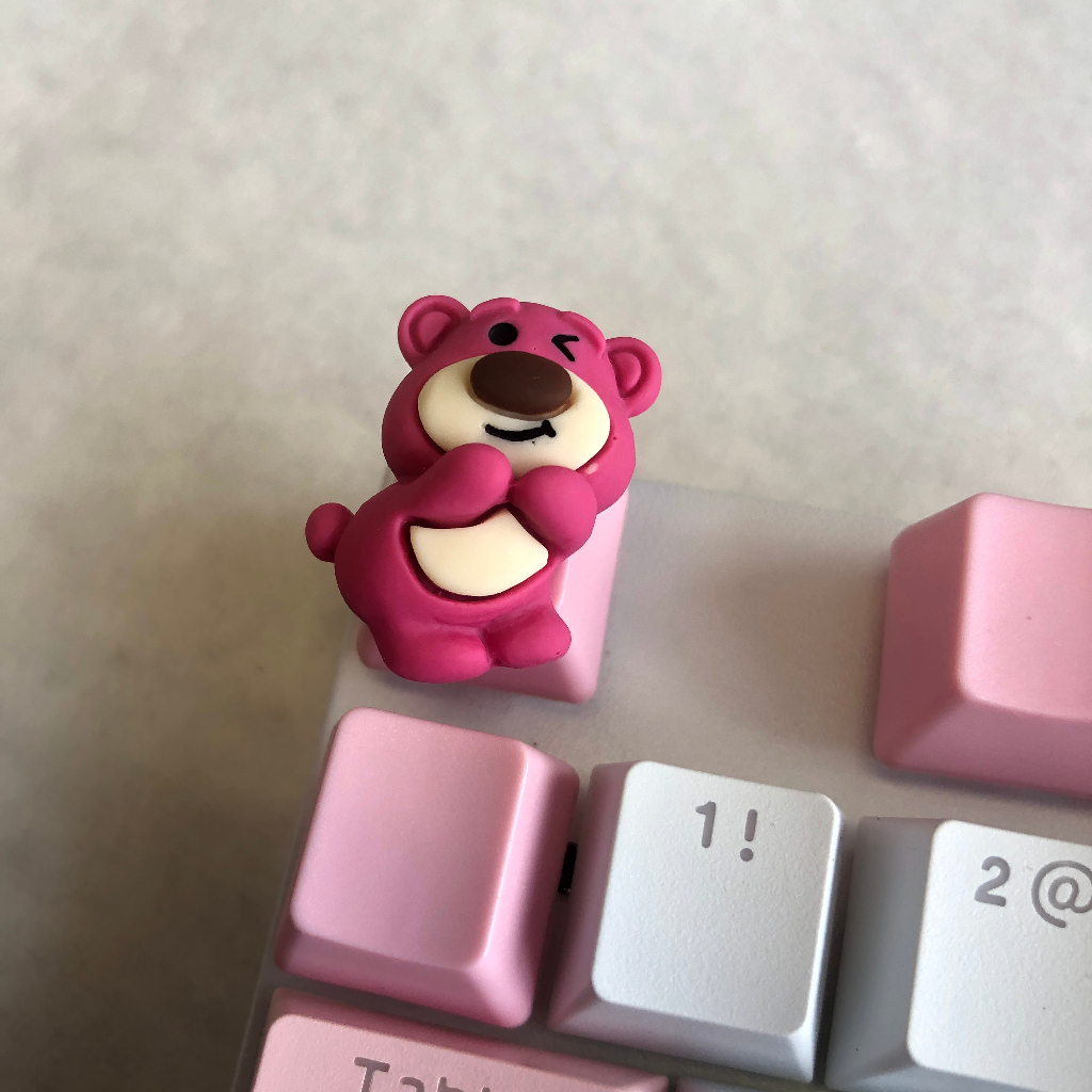 Nút Bàn Phím Cơ Trục Chéo Thay Thế In Hoạt Hình Gấu Dâu Tây Esc