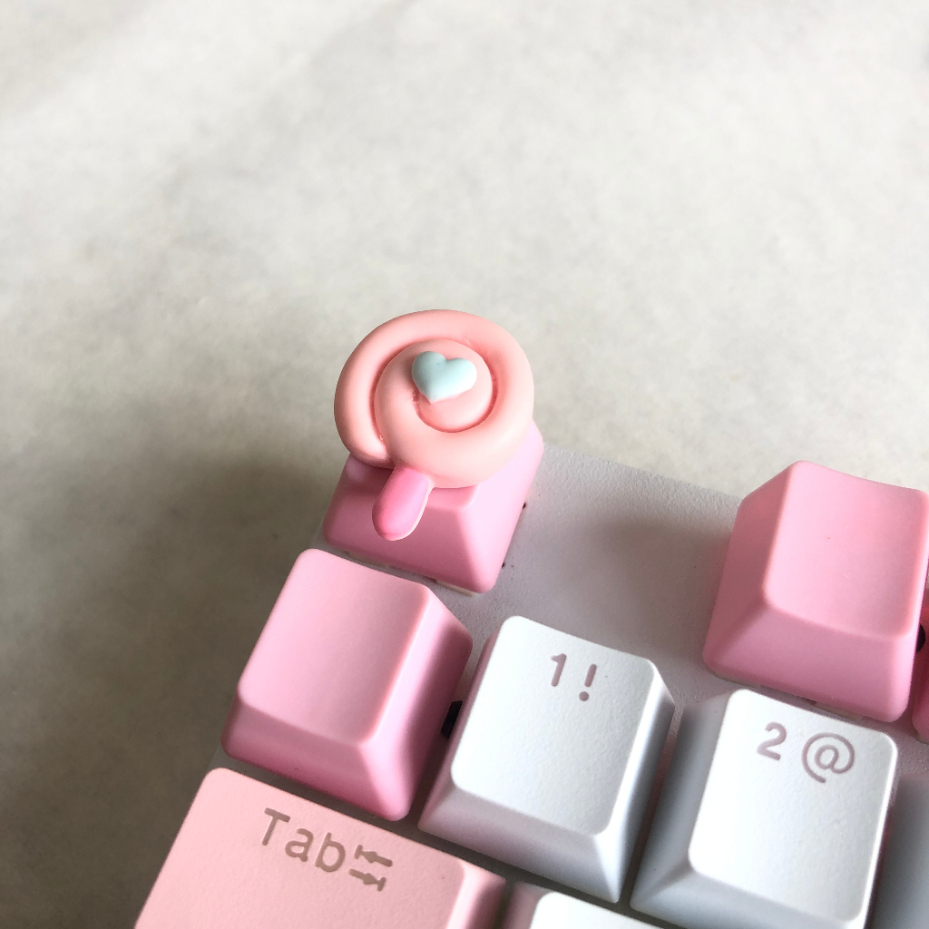 Nút Bàn Phím Cơ Trục Chéo Thay Thế Hình Đôi Cánh Màu Hồng Esc Tùy Chỉnh