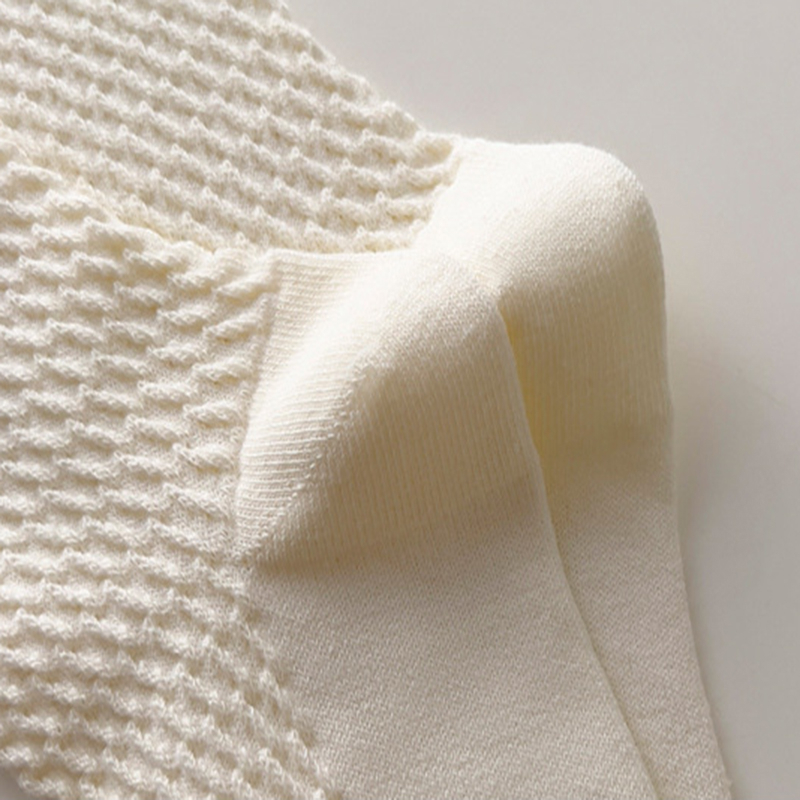 Vớ Ống Cổ Vừa Kẻ Sọc Trắng Đen Đơn Giản Nhiều Màu Tùy Chọn JK Hàn Quốc Cho Nữ