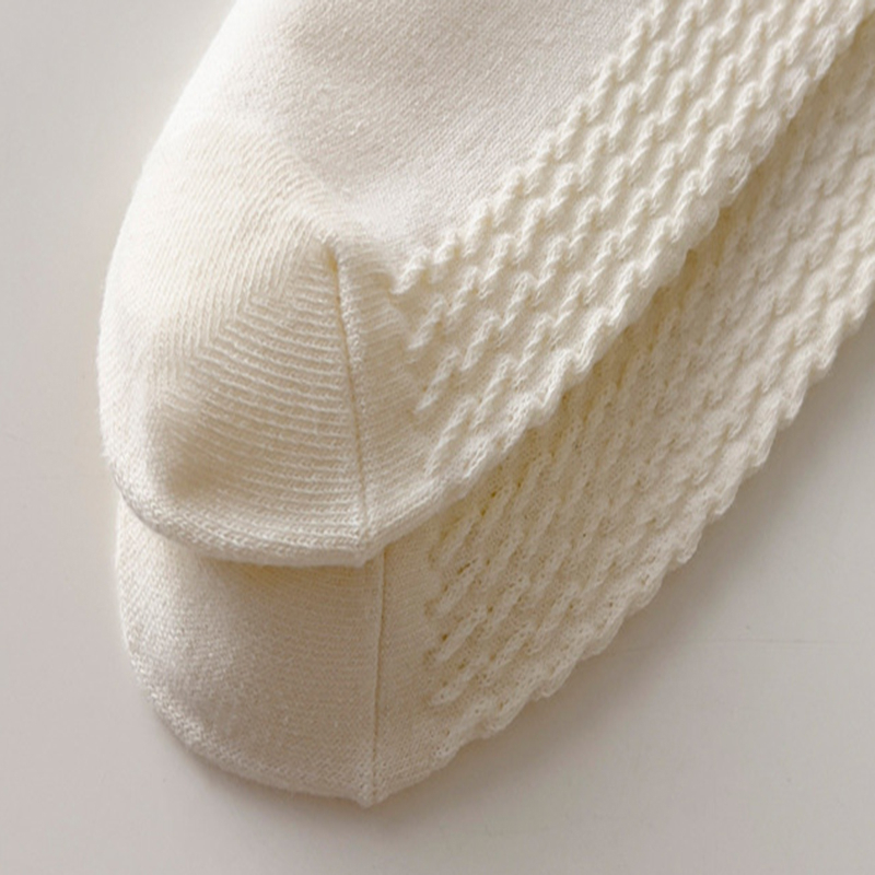 Vớ Ống Cổ Vừa Kẻ Sọc Trắng Đen Đơn Giản Nhiều Màu Tùy Chọn JK Hàn Quốc Cho Nữ