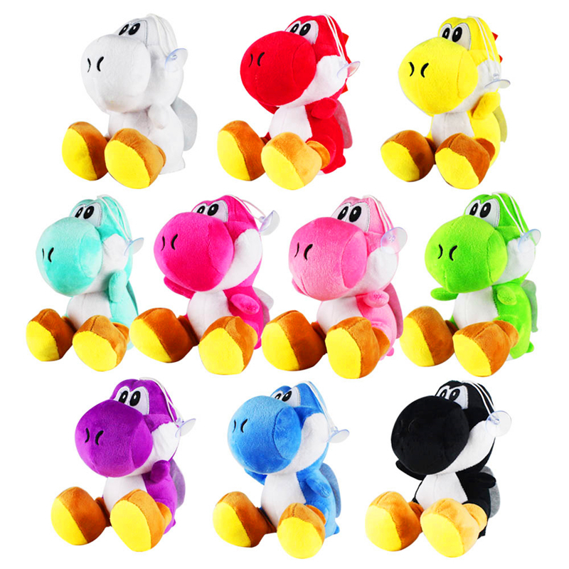NINTENDO Trò Chơi Super Mario Bros 10 Màu 18cm Thú Nhồi Bông Hình Khủng Long Yoshi Mềm Mại