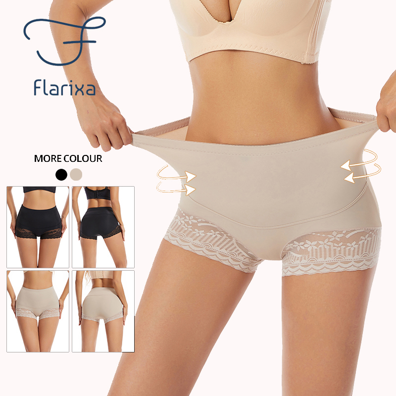 Flarixa Quần Lót Định Hình Bụng Lưng Cao Không Đường May Tạo Dáng Eo Thon Cho Nữ