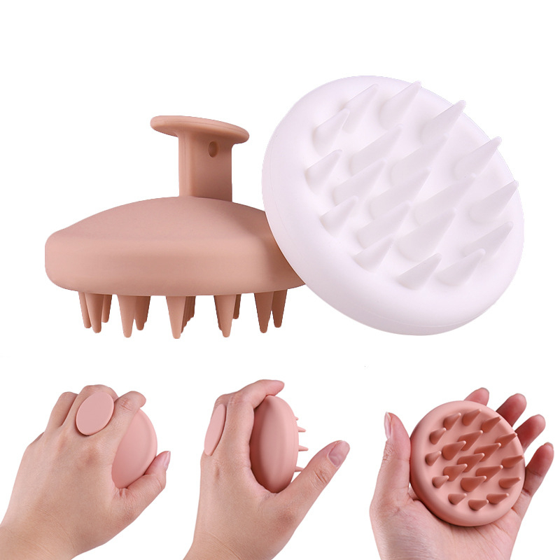 Bàn Chải Silicone Massage Da Đầu Giảm Căng Thẳng