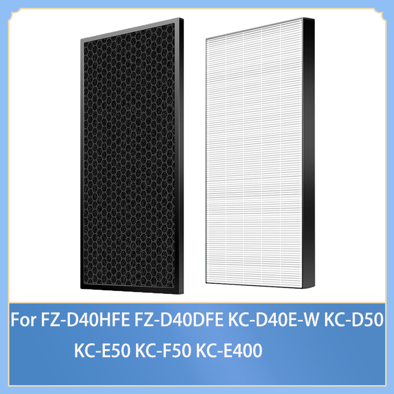 Tấm Lọc Không Khí Bằng Than Hoạt Tính Thay Thế Cho Sharp FZ-D40HFE FZ-D40DFE KC-D40E-W KC-D50 KC-E50 KC-F50 KC-E40