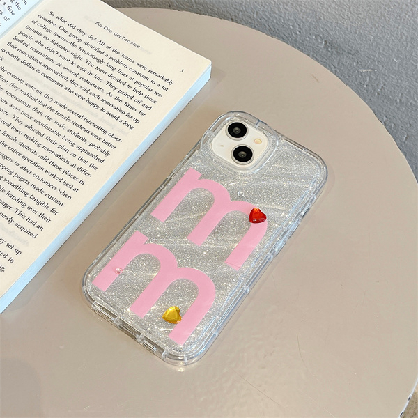Ốp Điện Thoại Silicone Trong Mờ Chữ M Cho iPhone 6 7 / 8 X XR Xsmax 11 11pro 11promax 12 12pro 12promax 13 13pro 13promax 14 14pro 14promax
