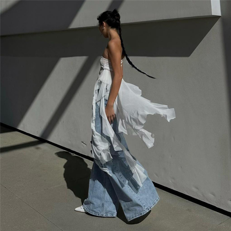 Klalien Áo Hai Dây Mỏng Vừa Vặn Màu Trơn Phối Tua Rua Phong Cách Âu Mỹ Thời Trang Mùa Hè 2023 Dành Cho Bạn Nữ