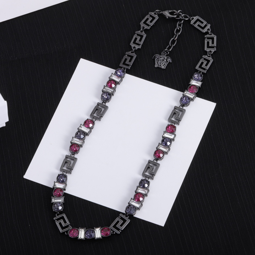 dây chuyền bạc nữ Pha lê Vòng cổ chocker