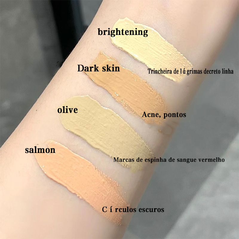 Kem che khuyết điểm bốn màu SWEET MINT làm sáng tông màu da mặt che khuyết điểm quầng thâm