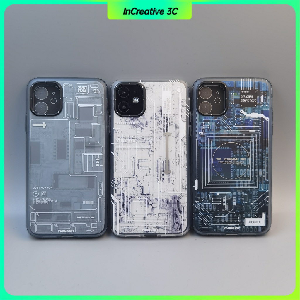 Youngkit ốp lưng Premium Silicone Shockproof case Ốp Điện Thoại IMD 3D Chống Sốc Chống Dấu Vân Tay Cho iPhone 11 Pro Max 11pm
