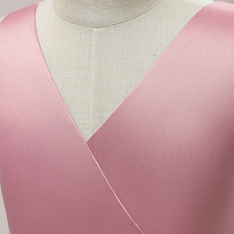 Đầm Công Chúa Dáng Dài Hở Lưng Đính Nơ To Thời Trang Mùa Hè Cho Bé Gái LP-505