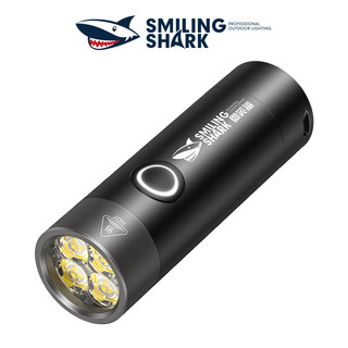 Smiling Shark SD5505 Đèn pin Mini Led Đèn pin XPG * 4 1200 Lumens siêu sáng xách tay nhỏ Đèn pin 18350 USB có thể sạc lại không thấm nước ngoài trời cắm trại khẩn cấp chiếu sáng