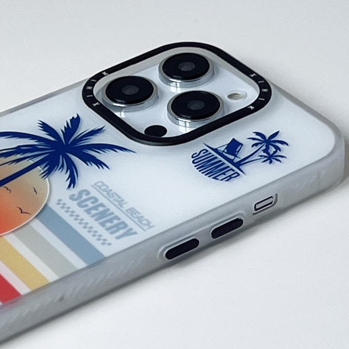 Ốp Điện Thoại Acrylic Cứng / Nhám Thời Trang Mùa Hè Cho compatible for iPhone 12 13 14 pro max