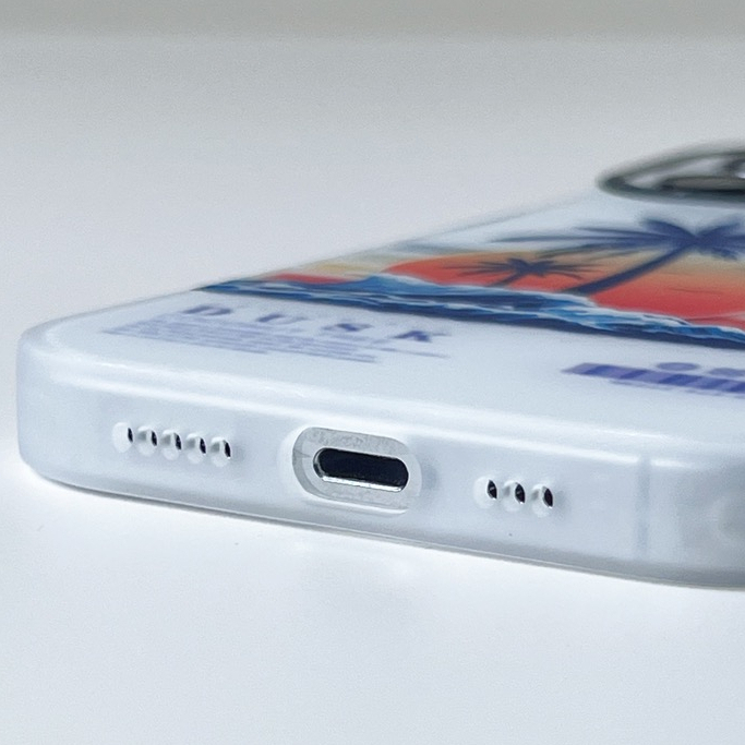 Ốp Điện Thoại Acrylic Cứng / Nhám Thời Trang Mùa Hè Cho compatible for iPhone 12 13 14 pro max