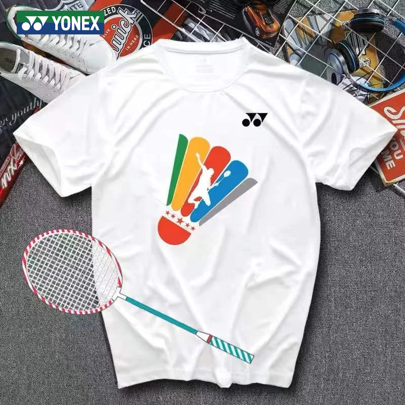 Áo Thun Chơi Cầu Lông Yonex Thấm Hút Mồ Hôi Nhanh Khô Cho Nam Và Nữ
