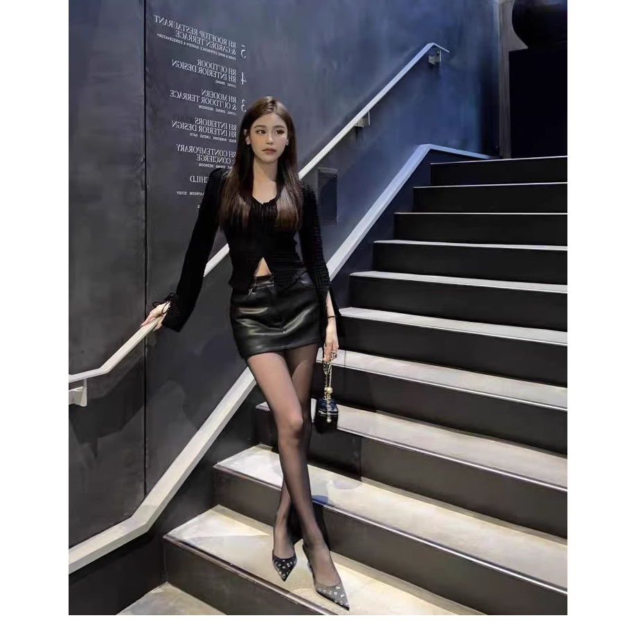 Giày Cao Gót Mũi Nhọn Gót Thấp Hở Ngón Quai Đính Đá Satin Phong Cách Mới 2023