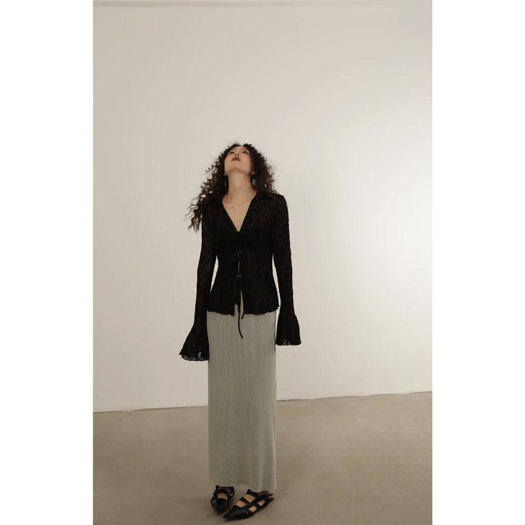 Áo Cardigan Ren Mỏng Cao Cấp Ôm Dáng Phong Cách Pháp Quyến Rũ Cho Nữ