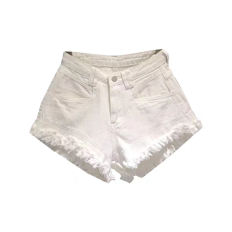 Quần Short Jean Rách Tua Rua Thời Trang Mùa Hè Hàn Quốc 2023 Dành Cho Nữ