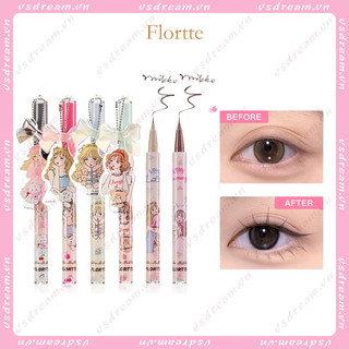 Bút Kẻ Mắt Dạng Lỏng Chống Thấm Nước Lâu Trôi Không Phai Màu Flortte / floria MIKKO