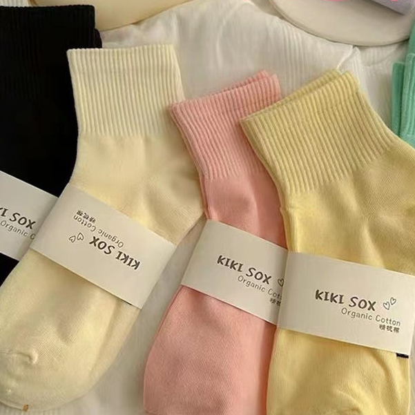 Vớ Mỏng Thoáng Khí Màu Sắc Ngọt Ngào Thời Trang Xuân Hè Cho Nữ