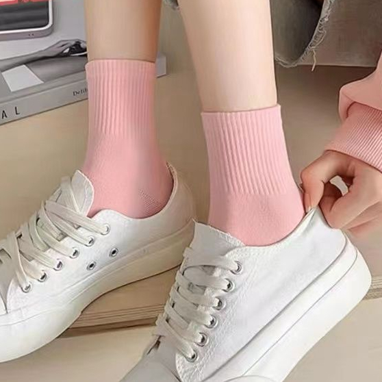 Vớ Mỏng Thoáng Khí Màu Sắc Ngọt Ngào Thời Trang Xuân Hè Cho Nữ