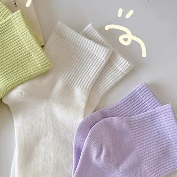 Vớ Mỏng Thoáng Khí Màu Sắc Ngọt Ngào Thời Trang Xuân Hè Cho Nữ
