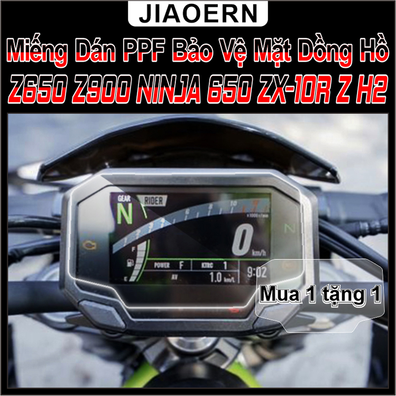 (Mua 1 tặng 1) Miếng Dán Trong Suốt film ppf Bảo Vệ Mặt đồng hồ tốc độ xe máy kawasaki z900 Tự Phục Hồi Chống Xước
