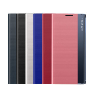 Ốp điện thoại nắp lật từ tính thông minh cho samsung galaxy s23 s22 note 20 ultra s23 plus