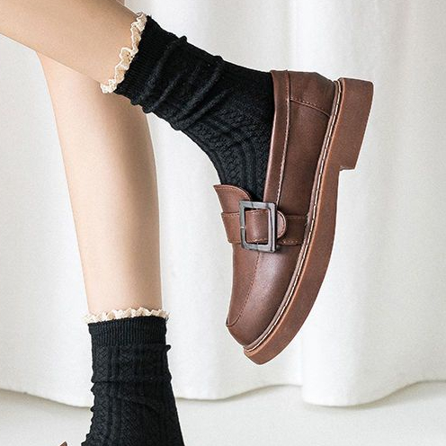 Tất Cotton Phối Ren Phong Cách Nhật Bản Thời Trang Xuân Hè Cho Nữ