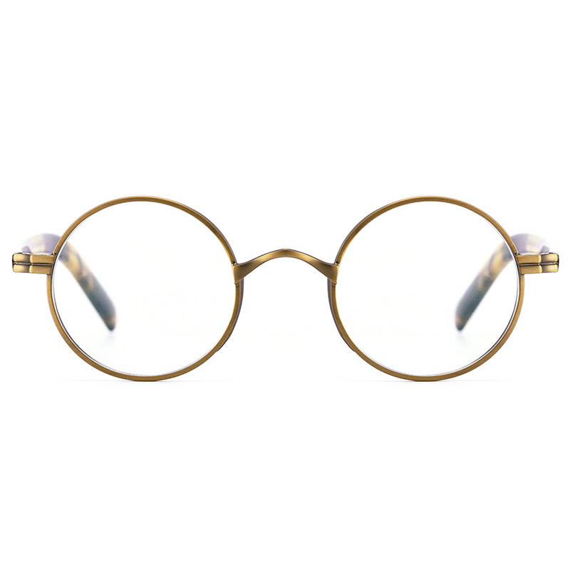 Kính Mắt Gọng Tròn Bằng Hợp Kim Titan Siêu Nhẹ Chống Ánh Sáng Xanh Thời Trang Cho Nam Và Nữ 10881