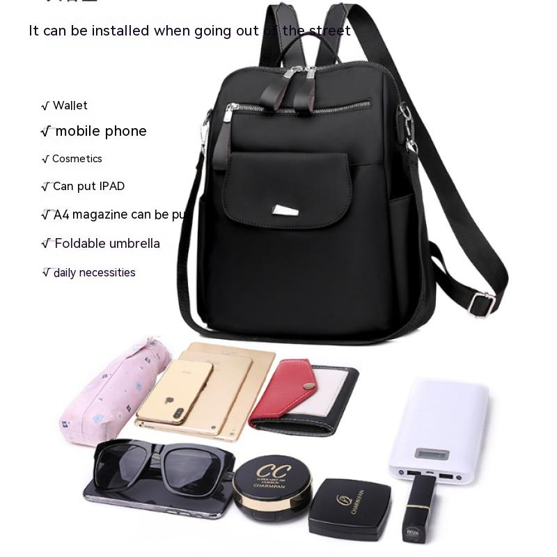 Balo Vải Oxford Siêu Nhẹ Chống Thấm Nước Sức Chứa Lớn Thời Trang Cho Nữ