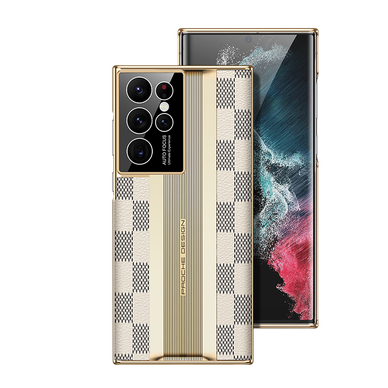 Ốp Lưng Da Siêu MỏNg Cho Samsung S22 Ultra S23Ultra