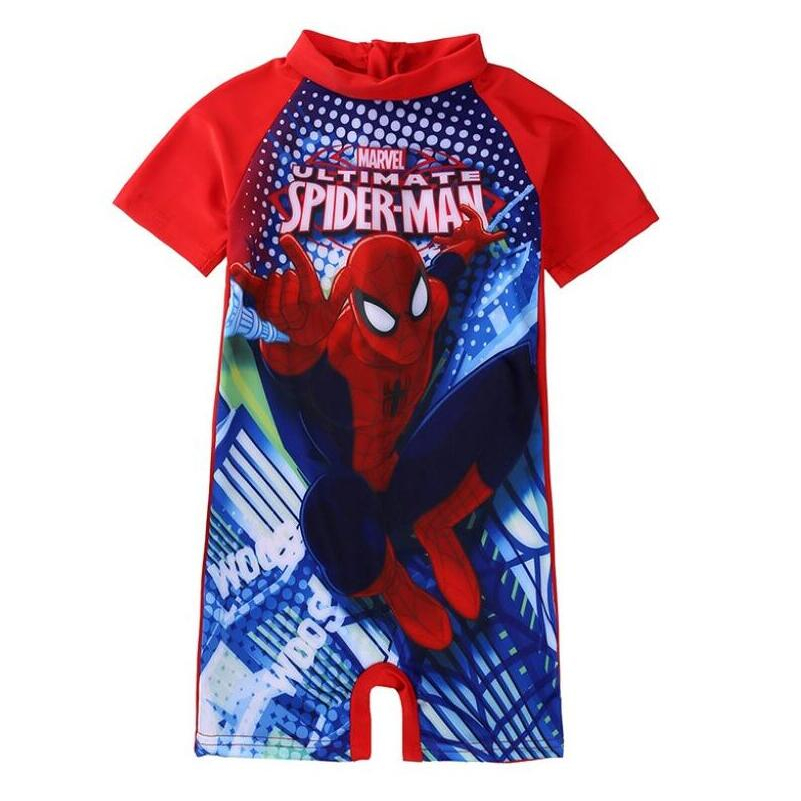 Mới Bộ Đồ Bơi In Hình Siêu Anh Hùng / Người Nhện / Captain America Avengers Thời Trang Cho Bé Trai