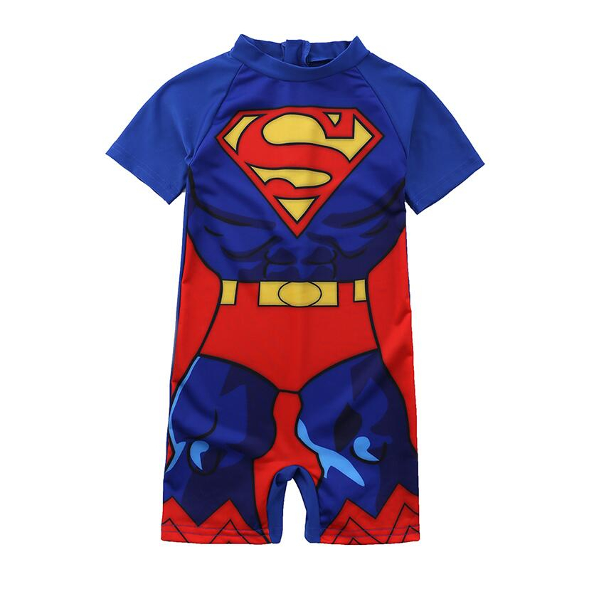 Mới Bộ Đồ Bơi In Hình Siêu Anh Hùng / Người Nhện / Captain America Avengers Thời Trang Cho Bé Trai