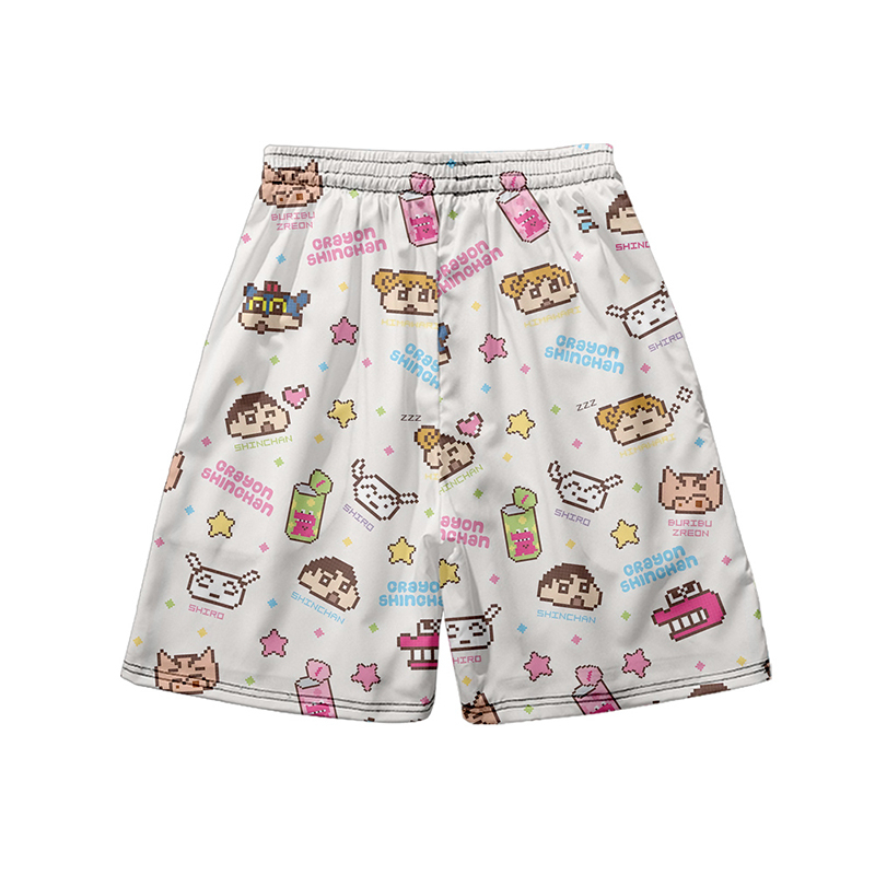 Áo Thun Tay Ngắn Cổ Tròn In Hình Cậu Bé Bút Chì Shin-chan Thời Trang Cho Nam Và Nữ