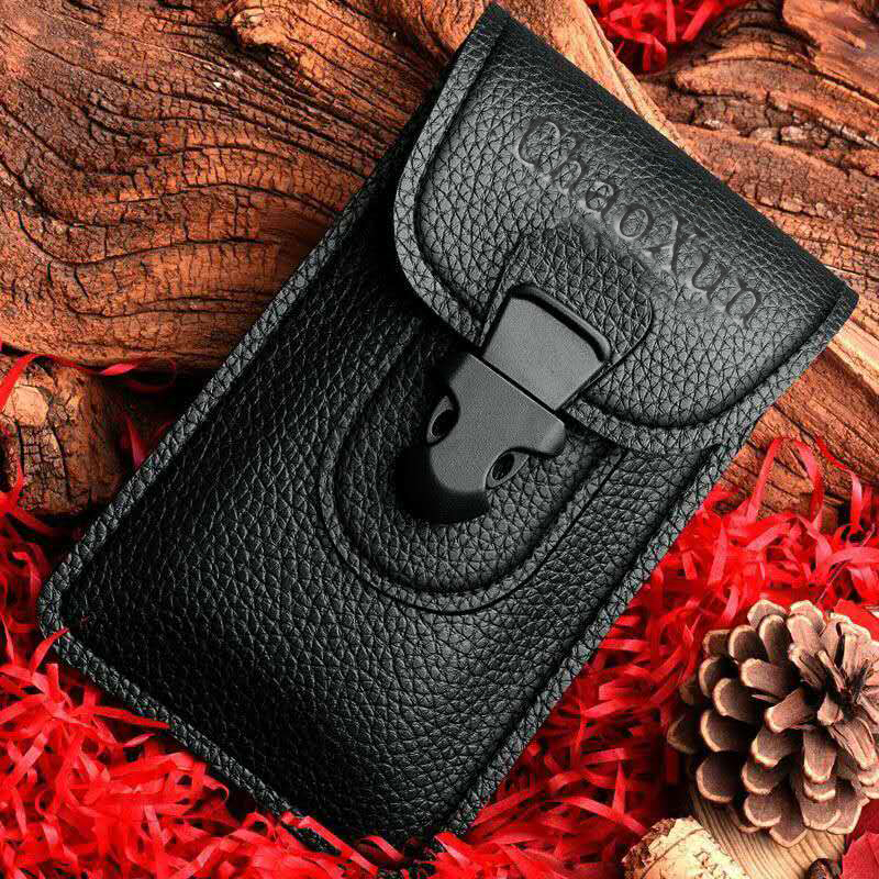 Túi Da Đeo Hông Đựng Điện Thoại / Tiền Xu Phong Cách Vintage Cho Nam