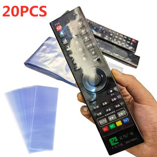 Set 20 Tấm Phim Bọc Điều Khiển TV / Điều Hòa Bằng Nhựa Trong Suốt Chống Bụi