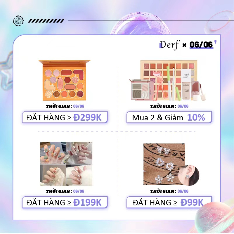 Bộ 3 son bóng DERF Cappuvini màu sắc tự nhiên phong cách Hàn Quốc