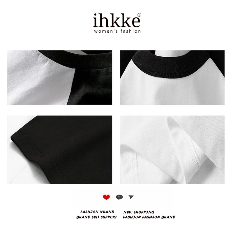 ihkke Áo Croptop In Chữ Phong Cách vintage Cho Cặp Đôi