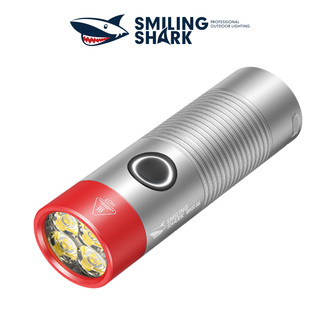Smiling Shark SD5506 Đèn pin mini siêu sáng Đèn pin nhỏ 4 XPG 1200 Lumen Đèn pin cầm tay Loại C có thể sạc lại không thấm nước ngoài trời cắm trại chiếu sáng