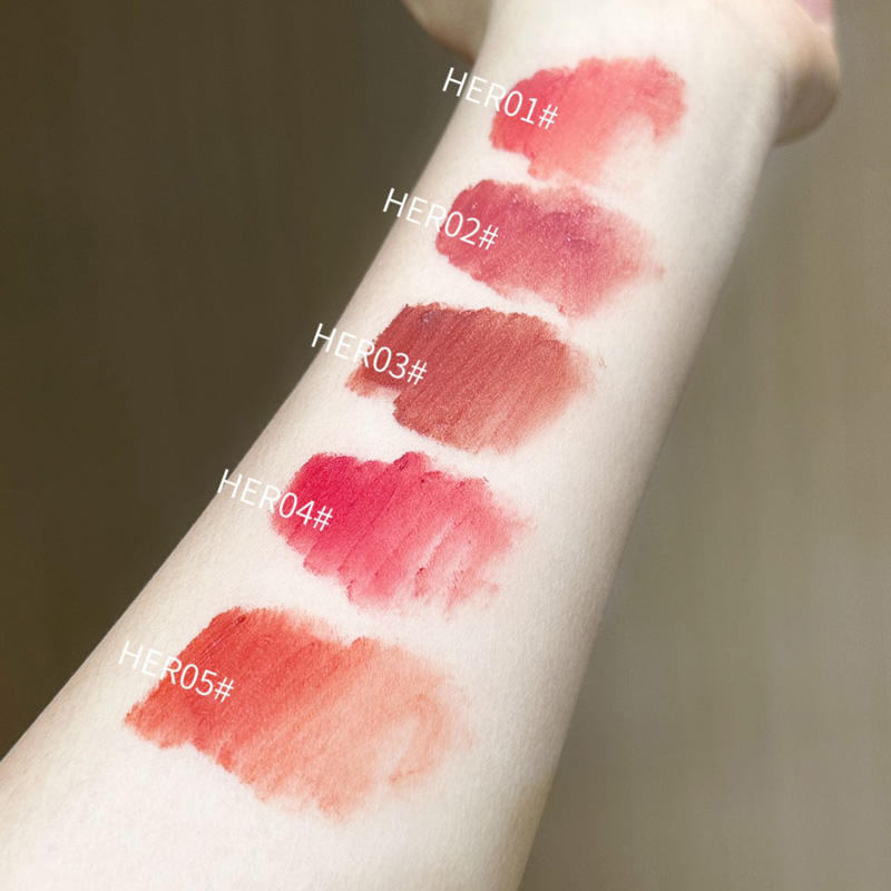 Bộ Son Môi 5 Màu Lì Chống Nước Lâu Trôi NO.HR422